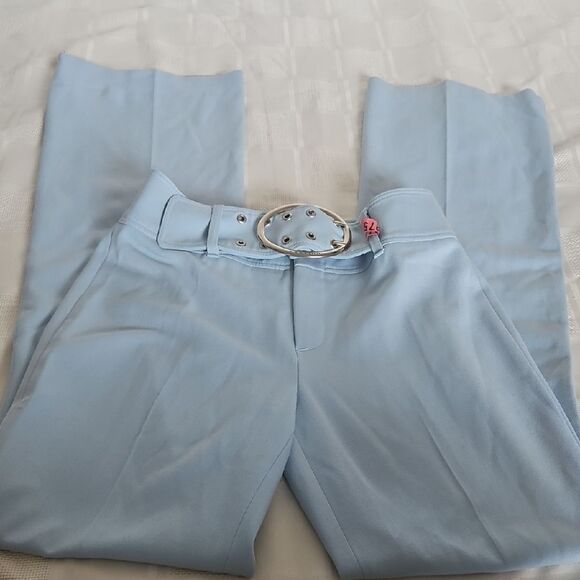 Vertigo Paris Blue Flare Pants Mid-Rise Boot Cut - Picture 15 of 16